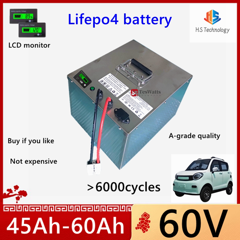 60V 50Ah Electric Scooter Battery - Batteria al Litio HS Lifepo4 60V