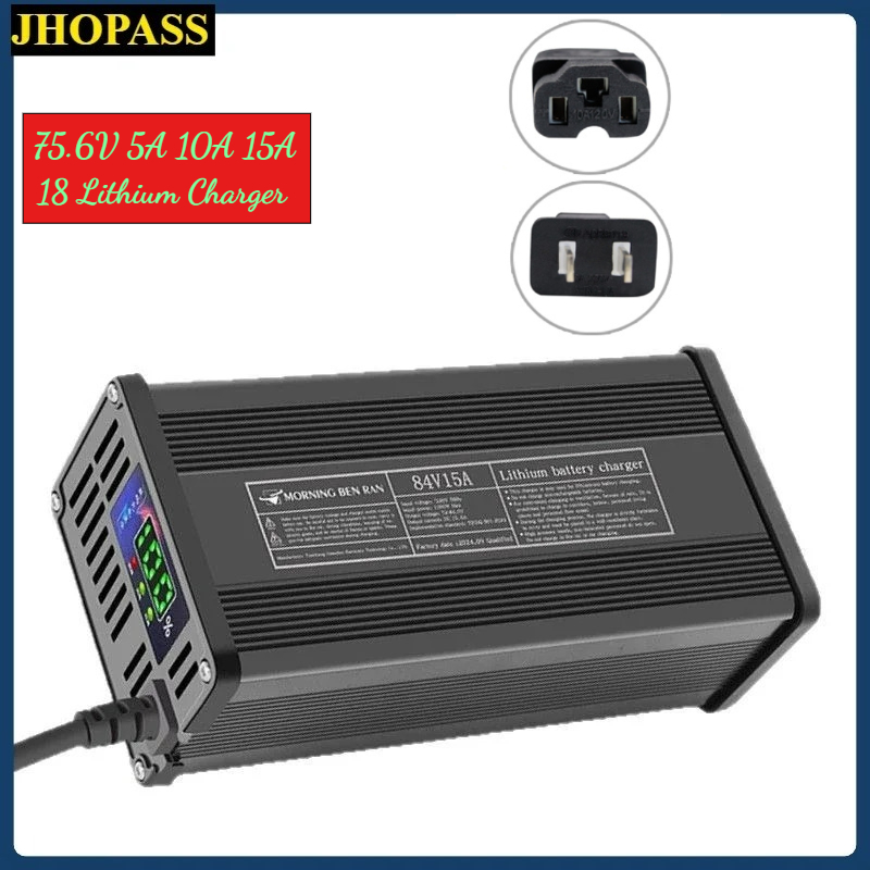 84V 20A Smart Charger - Caricabatterie intelligente 18S LED 75,6V 5A