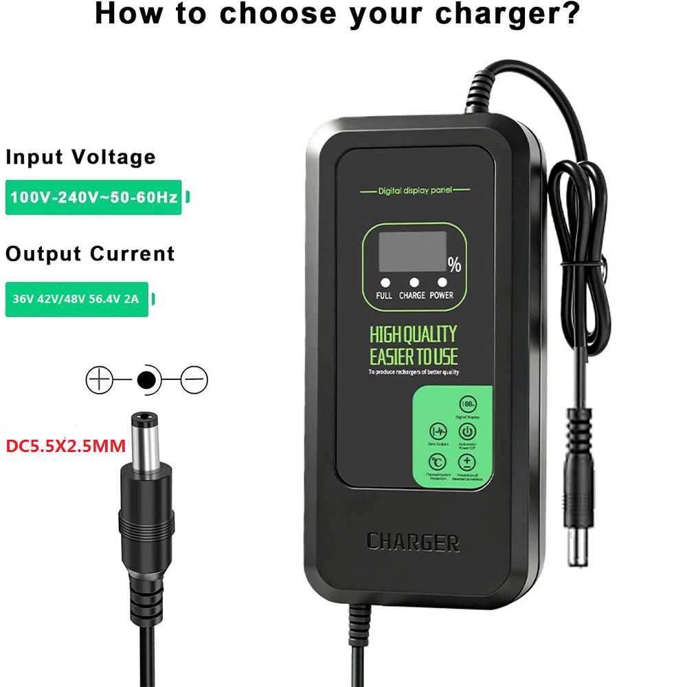 Caricabatterie da 72V 5A per p - 84V 20A Smart Charger recensione e prezzo