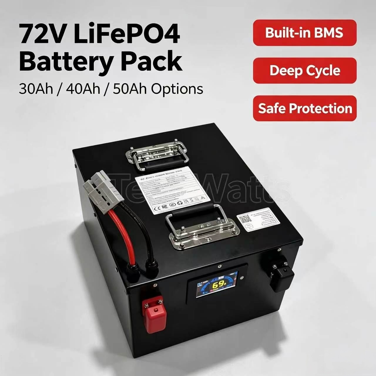 Batteria al litio lifepo4 72v  - 72V 40Ah Lifepo4 Battery Pack recensione e prezzo