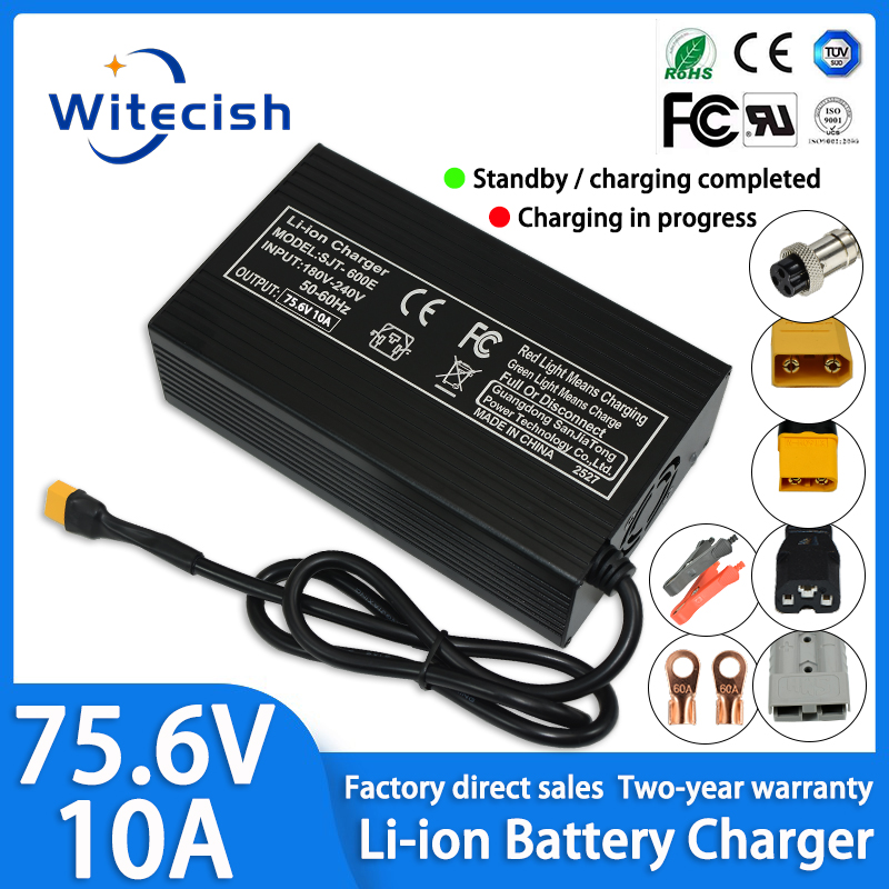 Caricabatterie 75,6 V 10A Usd  - 84V 20A Smart Charger recensione e prezzo